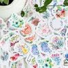 Gift Wrap 20pack/lot Pretty Flower Language DIY Diary Scrapbooking Label Sticker Mini Paper Decoration Wholesale