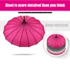 Parapluies Vintage pagode parapluie nuptiale fête de mariage Sunshower parapluie de protection UV 100cm couleur parapluie 230726