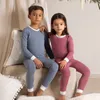 Ensembles de vêtements enfants vêtements été modal bébé garçon fille ensemble enfants pyjama bébé doux extensible 230725