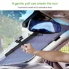 Bil Windshield Sunshade Cover Snow Sun Shade Waterproof Protector Automatisk infällbar Sunblind Protection303S