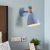 Wandlamp Macaron Nordic Moderne Nachtkastje Licht Led E27 5W 110V 220V Gebruik Voor Woonkamer Slaapkamer gangpad Binnenverlichting