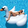 Toy Tents Giant Inflatable White Swan Pool Float Swimming Ring Mattress Circle Bathing Summer Beach Holiday Party Adult Fun Water Toys 230726