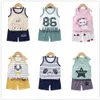 Clothing Sets Kids clothing children's vest set summer cotton boys girls sleeveless shorts clothes cotton baby set 230725