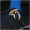 Bandringe 4 mm einreihiger Bohrerring Damen Edelstahl Verlobungsmode Feiner Schmuck Will und Sandy Drop Lieferung Dhmni