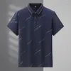 Polos Polos Mashrival Suepr Duża luźna krótko-rękawowa T-shirt Summer Lapel Cotton Plus Size xl 2xl 3xl 4xl 5xl 6xl 7xl 8xl