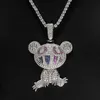 Bijoux personnalisés personnalisés pendentif S925 argent Vvs Moissanite diamant Hip Hop pendentif pour chaîne de collier