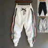 Męskie spodnie Homme moda hip hop streetwear mężczyzn Piaski Patchwork Harem Pants koreańskie luźne fit mankietowe spodnie dresowe jogger do mężczyzn 230726