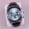 Moda İzleme Tasarımcısı AAA Watches Erkekler Çok Molor Dials Klasik 50mm Paslanmaz Çelik Kayış Orologi Navitimer EW Fabrika Otomatik İzle Popüler XB010 C23