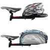 Cadres de vélo Deemount Vélo Cargo Alliage Tige de selle Montage rapide Vélos Porte-bagages arrière Porte-sac Support Fourche avant en option Tronc 230725