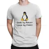 Męskie koszulki Tshirt z natury dla mężczyzn Linux System operacyjny odzież Nowość poliestrowa koszula miękka