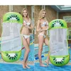 Toy Tents Summer Inflatable Foldable Floating Row Water Hammock Air Mattresses Bed Beach Pool Adult Lounge Folding Chair 230726