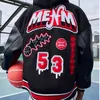 Herrjackor Spring broderi tryck för män jacka y2k hip hop vintage man varsity baseball uniform jacka amerikansk par street kappa 230726