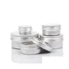 Bouteille De Parfum Vide Crème En Aluminium Par Pot Étain 5 10 15 30 50 100G Cosmétique Baume À Lèvres Conteneurs Nail Derocation Artisanat Pot Drop Delive Dhdci