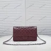 Borse firmate Borsa di lusso in pelle di caviale di design Borse a tracolla da donna Borse a tracolla Designer Cosmetic Lipstick Bag Chain Shoulder Crossbody Bags Lady Purse