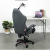 Stuhlhussen Jacquard-Gaming-Bezug Home Office Elastischer Sesselsitz für Game Hall Computerstühle Schonbezüge 230725