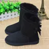 Boots 2020 Women boots Classic Australia Short Mini Ankle Knee Tall designer boots Bailey Bow men winter snow booties 35-44 Keep Warm New Arrival Z230726