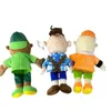 Burattini 1/3pcs Boy Jeffy Burattino a mano Cody Junior Joseph Peluche Bambola di pezza con bocca mobile per casa da gioco Kid Regalo di compleanno per bambini 230726