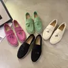 Dress Shoes Designer Womens Luxury Suede Loafers Flat Mens Driving Sports Casual Walking 230725