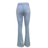 Damen Jeans Slim Flared Denim Damen Elasti Taille Hohe Hose Hose Lässige Stretch Fashion Urban Hose