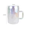 Copos de vinho Starbk 700 ML Coreano Copo de Água de Grande Capacidade Aurora Boreal Vidro Colorido Feminino Leite Chá Café Fundo Plano Caneca 230725