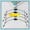 300Pcs Colored Metal Lingerie Hanger With Clip Bra And Underwear Briefs Underpant Display Hangers Sn604 Drop Delivery 2021 Racks Clothin LL