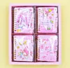 かわいい3色Kawaii Purple Melody Style Notepad Student Memos Learning Mini Notepads for Kids Festivalギフト学用品