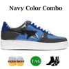 Men designer SK8 Casual Shoes Low women Sneakers Patent Leather Black White red camo Blue navy color combo Skateboarding jogging Sports Star Trainers