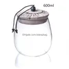 Storage Bottles Jars 600Ml Glass Jar Kitchen Food Containers With Lid Bottle Size 600 Ml 4 Color Drop Delivery Home Garden Housekee Otmdm