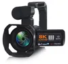 Camcorders 48 -мегапиксельная видеокамера 8K Vlogging Camporder для YouTube Live Stream Wi -камера Night Vision 16x Zoom Pography Digital Recorder