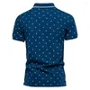 Męskie koszule Polos France For Hawaii Letnia kolekcja anty-piwniczka i anty-Shrunk Man Cotton Horse Design
