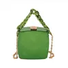 Kvällspåsar Luxury Green Party Clutch for Women Axel crossbody lipstick box design mini plånböcker och handväskor 230725