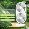 Andra hemträdgårdsbord Small Fan Super Long Endurance Dormitory Bed Shaking Strong Wind Summer Cooling Device 230725
