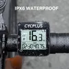 Computadores de bicicleta CYCPLUS Cronômetro sem fio GPS Computador de bicicleta à prova d'água IPX6 Ciclismo Odômetro Acessórios de bicicleta 230725