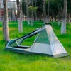 Tentes et abris Alltel Véritable ultra léger Camping en plein air Alpinisme à l'extérieur Randonnée Double couche en alliage d'aluminium Tige Tente pour une personne 230725