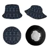 Berets Autumn Bob Hats Bohemian Weaving Ethnic Style för Unisex Fisherman Cap Reversible Cotton Bucket Hat Outdoor