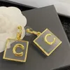 2023 Последние серьги -серьги CCITY Luxury Designer Jewelry Women Classics C логотип Серьги модные аксессуары 67 67