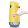 Dozownik z mydłem w płynie 220 ml kaczki Duck Design Bateria Regulowane przechowywanie ABS Automatyczny indukcja ręczna dezynfekcja łazienka 230726
