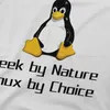 Men's T Shirts Geek By Nature TShirt For Male Linux Operating System Clothing Novelty Polyester Shirt Soft