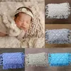 Oreillers Nouveau-né Photographie Props Bébé Mini Posant Oreiller Coton Tissé À La Main Gland Crochet Oreiller pour Bébé Garçons Filles Photo Studio Props x0726