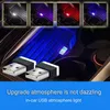 Luz neon USB Luz de modelagem LED Ambiente Lâmpada ambiente Portátil Luz interna do carro 7 cores Acessórios para carro 244k