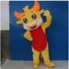 Masquerade Cattle Animal Theme Mascot Costumes Halloween Fancy Party Dress Cartoon Character Carnival Xmas Easter Advertising Birthday Party CostumCostum