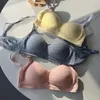 Soutien-gorge sans bretelles en coton doux pour femmes avec augmentation mammaire 7 couleurs à la mode adaptées aux femmes