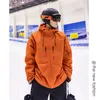 Mens Jackets Winter Oversize Hooded Cotton Thickened Windproof Outdoor Snowboard Suit Jacket Warm Outerwear Couple Outfit Coat 230726