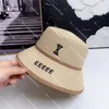 Designer Multicolor Brim Beach Hat Luxury Ladies Straw Hats Icon Sun Caps For Semester Summer Bucket Hat