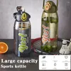 Water Bottles 1.9L/2.2L Large Capacity Fitness Bottle With Straw Scale BPA Free Sports Portable Drink Kettle For Gym Indoor Outdoor