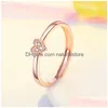 Cluster Rings Diamond Heart Shape Ring Band Finger Rose Gold Adjustable Open Sier Engagement For Women Fashion Jewelry Will And Sandy Dhifa