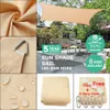 Kits 300d Waterproof Polyester Square Rectangle Shade Sail Garden Terrace Canopy Swimming Sun Shade Camping Hiking Yard Sail Awning