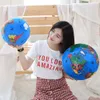 Plush Pillows Cushions Meaningful Plush Globe Toy English Sphere Soft Doll Training and Learning Stuffed ball for Children Creative for Kids Present 230725