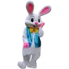 New Adult Super Cute Hot Sales Costume della mascotte del coniglietto di Pasqua Tema del fumetto in maschera Abbigliamento da spettacolo di carnevale Abito da esterno per feste