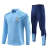 HAALAND Fußballtrikots 23/24 Trainingsanzug DE BRUYNE MANS CITIES GREALISH STERLING FERRAN MAHREZ MANCHESTERS FODEN 2023-2024 Trainingsanzug Uniformen Männer Kinder Kit-Sets